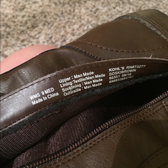 Kohl's Brown Boots 🍁 - Picture 7 of 7